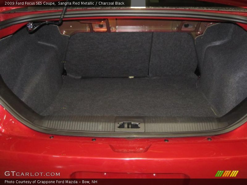 Sangria Red Metallic / Charcoal Black 2009 Ford Focus SES Coupe