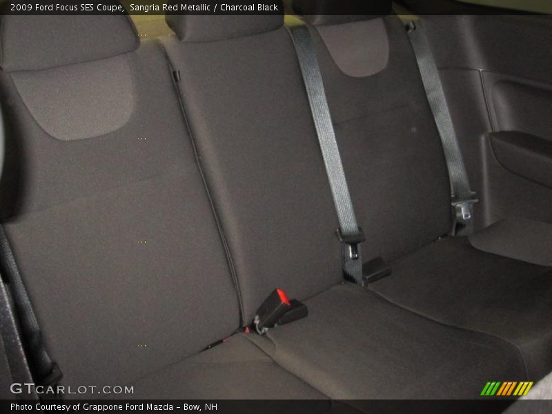 Sangria Red Metallic / Charcoal Black 2009 Ford Focus SES Coupe