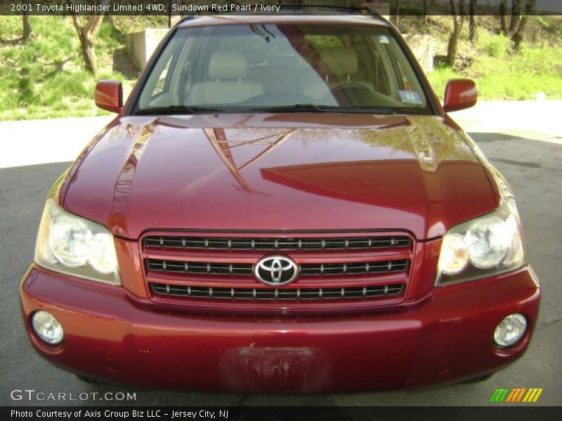 Sundown Red Pearl / Ivory 2001 Toyota Highlander Limited 4WD