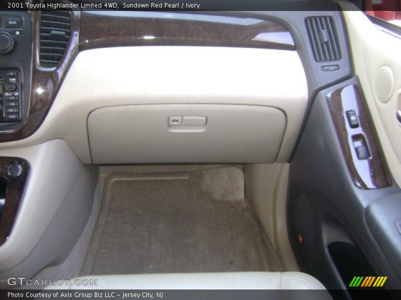 Sundown Red Pearl / Ivory 2001 Toyota Highlander Limited 4WD