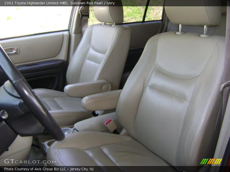 Sundown Red Pearl / Ivory 2001 Toyota Highlander Limited 4WD