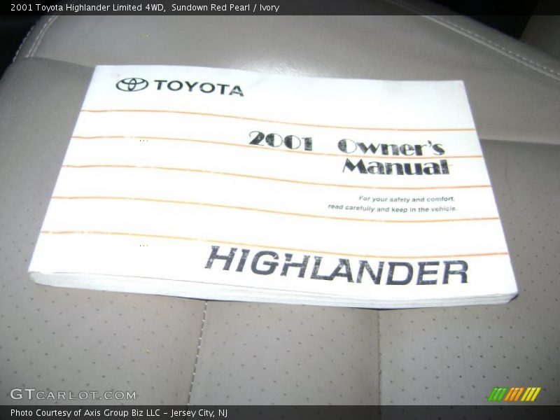 Sundown Red Pearl / Ivory 2001 Toyota Highlander Limited 4WD