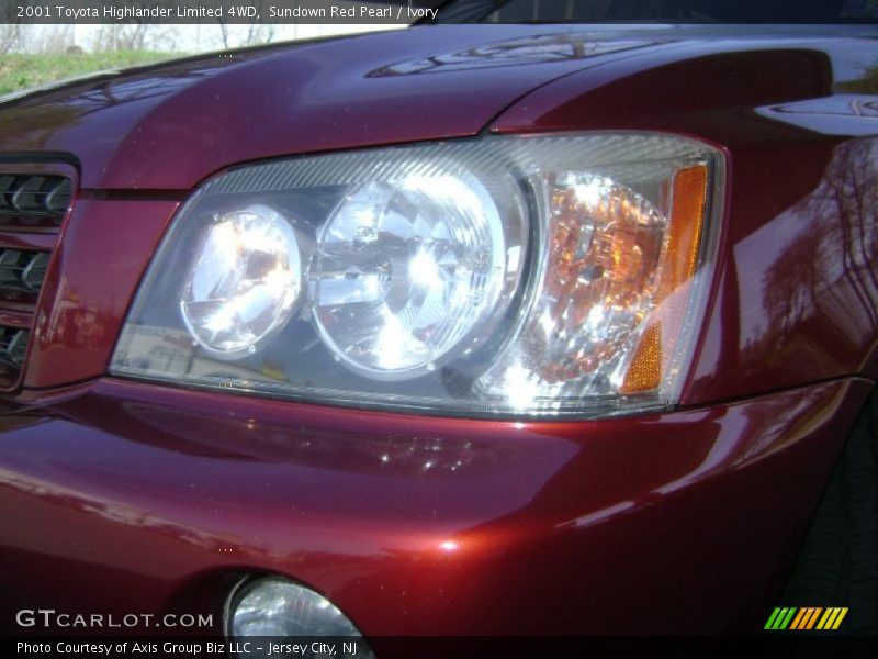 Sundown Red Pearl / Ivory 2001 Toyota Highlander Limited 4WD