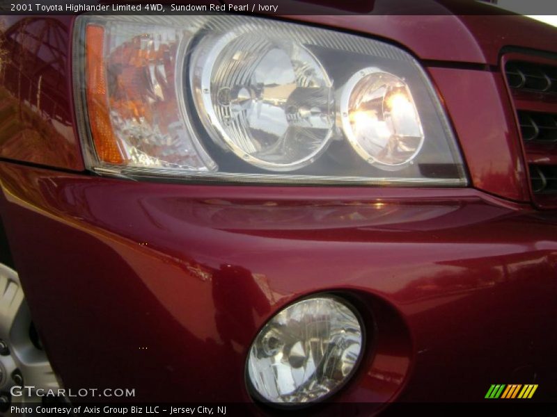 Sundown Red Pearl / Ivory 2001 Toyota Highlander Limited 4WD