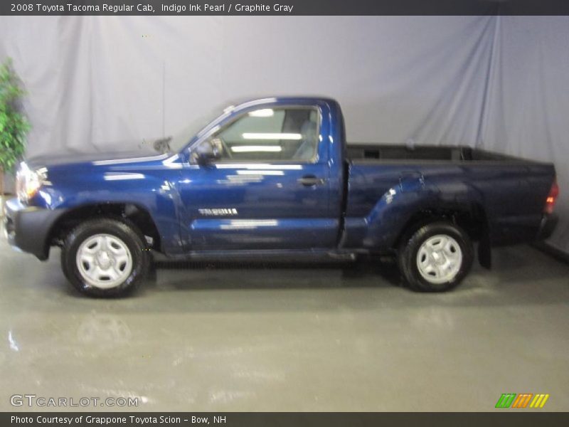 Indigo Ink Pearl / Graphite Gray 2008 Toyota Tacoma Regular Cab