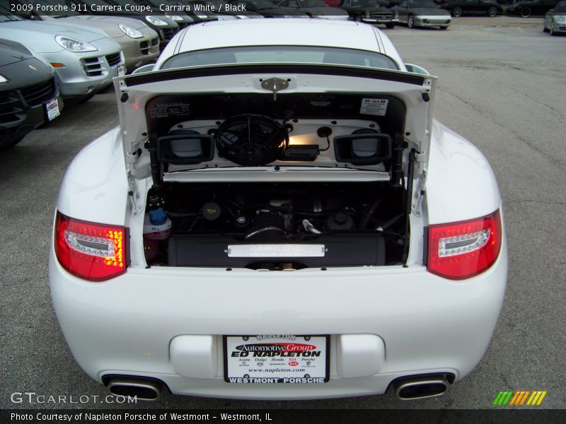 Carrara White / Black 2009 Porsche 911 Carrera Coupe