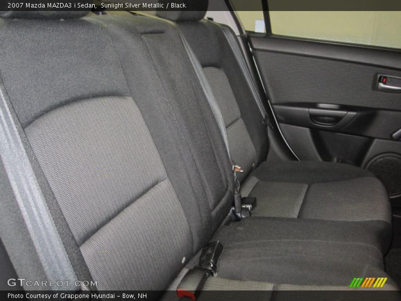Sunlight Silver Metallic / Black 2007 Mazda MAZDA3 i Sedan
