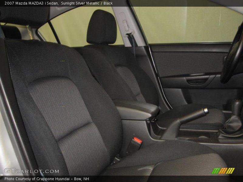 Sunlight Silver Metallic / Black 2007 Mazda MAZDA3 i Sedan