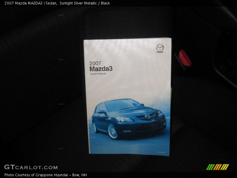 Sunlight Silver Metallic / Black 2007 Mazda MAZDA3 i Sedan