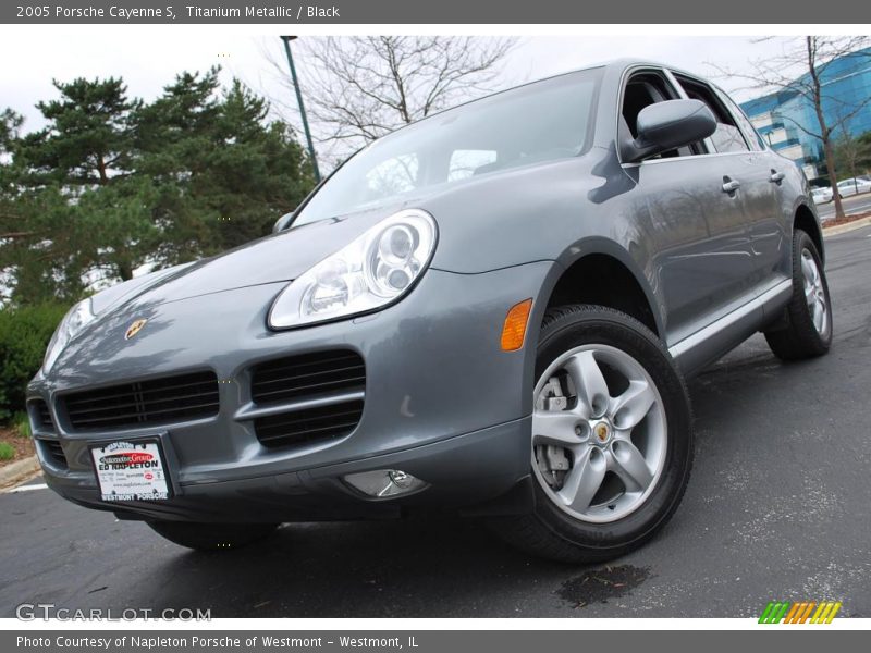 Titanium Metallic / Black 2005 Porsche Cayenne S