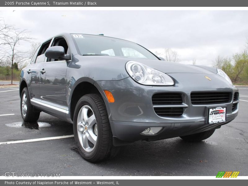 Titanium Metallic / Black 2005 Porsche Cayenne S