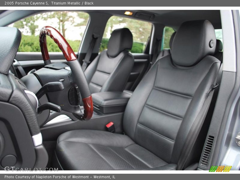 Titanium Metallic / Black 2005 Porsche Cayenne S