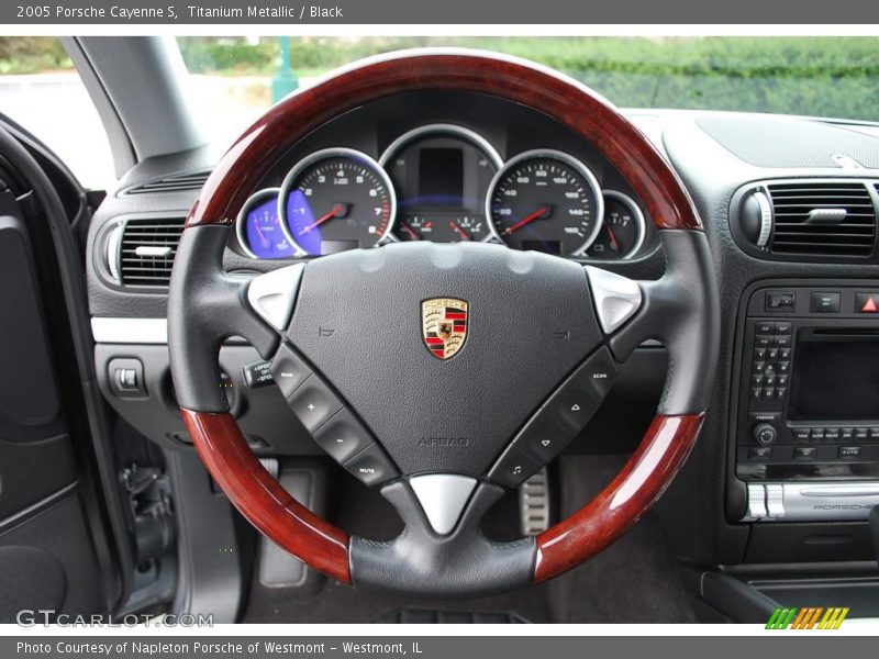 Titanium Metallic / Black 2005 Porsche Cayenne S