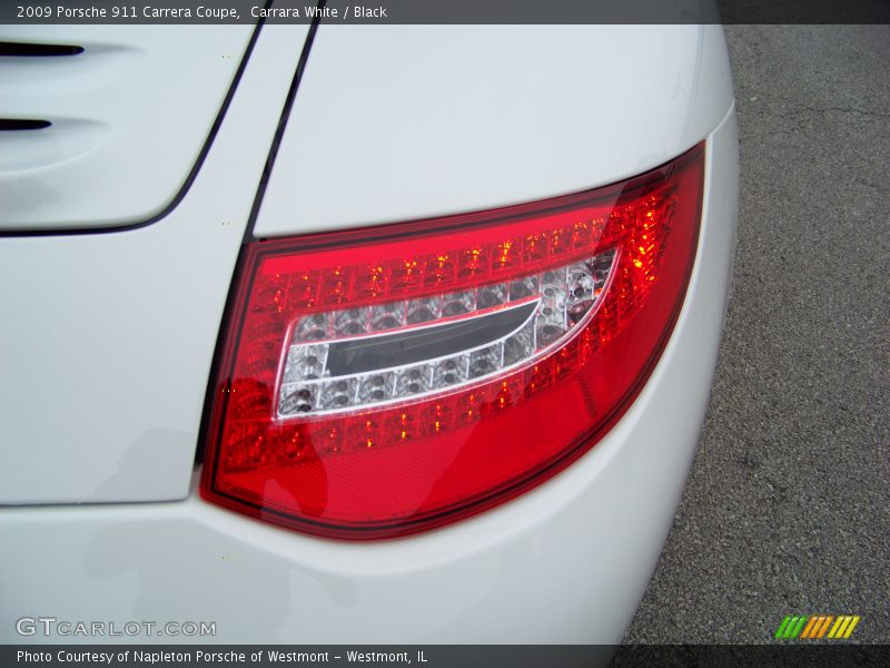 Carrara White / Black 2009 Porsche 911 Carrera Coupe