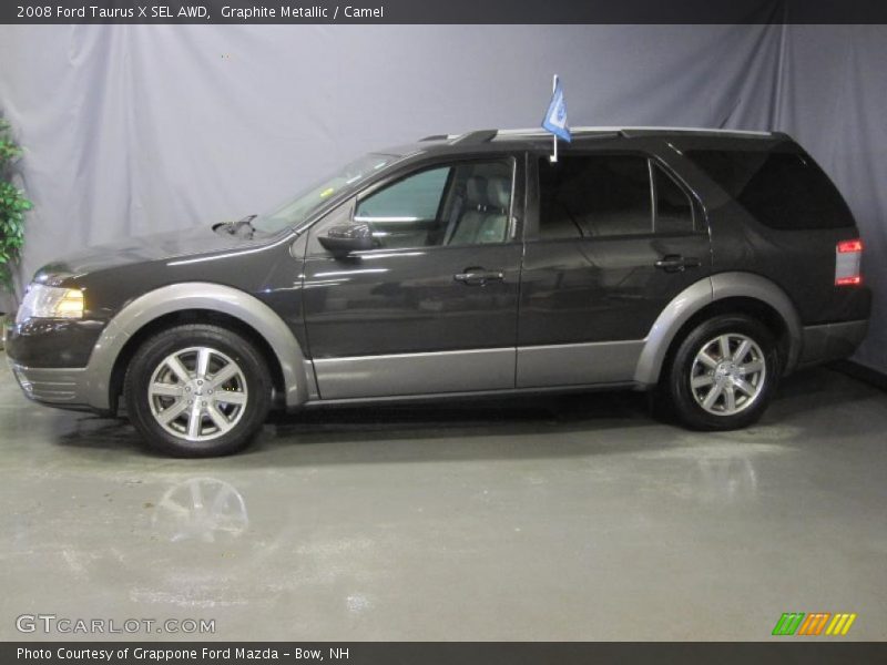 Graphite Metallic / Camel 2008 Ford Taurus X SEL AWD