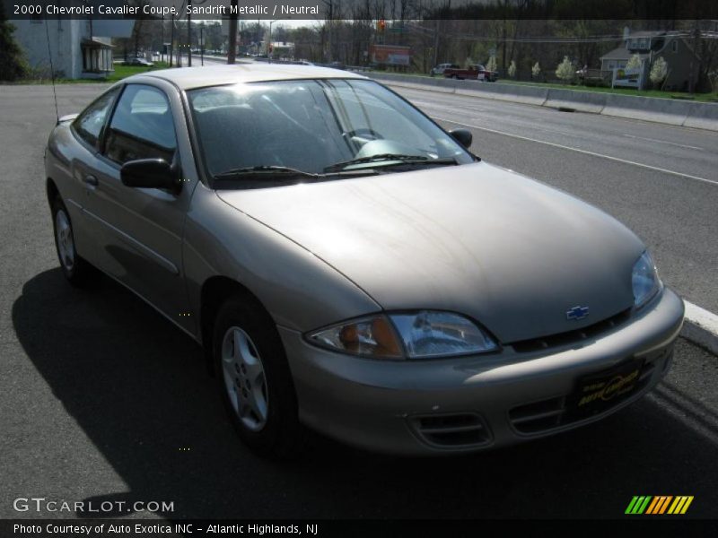 Sandrift Metallic / Neutral 2000 Chevrolet Cavalier Coupe