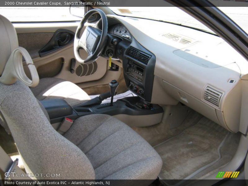 Sandrift Metallic / Neutral 2000 Chevrolet Cavalier Coupe