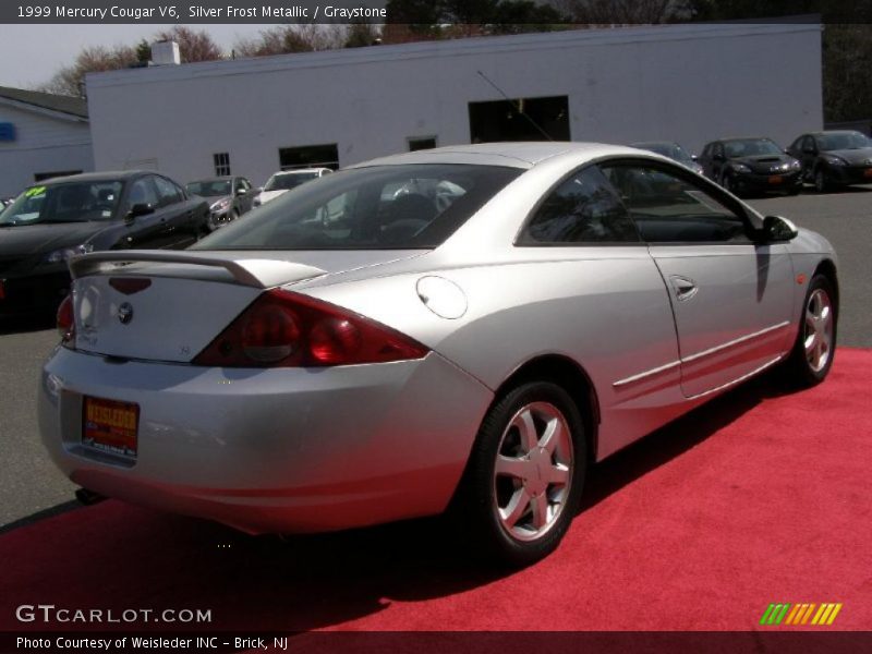 Silver Frost Metallic / Graystone 1999 Mercury Cougar V6