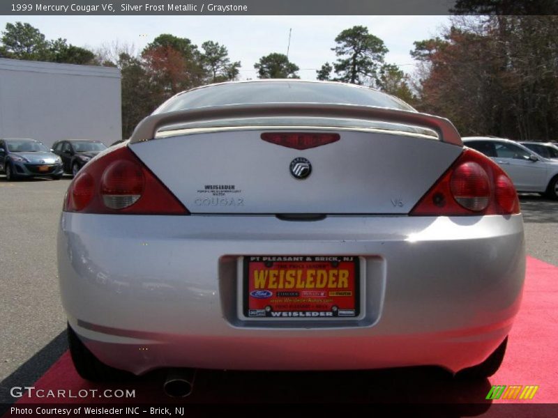 Silver Frost Metallic / Graystone 1999 Mercury Cougar V6