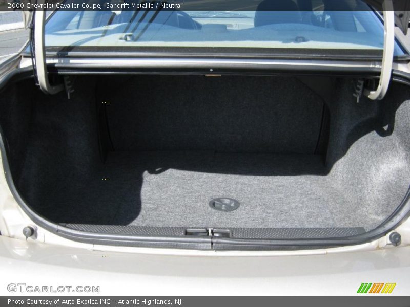 Sandrift Metallic / Neutral 2000 Chevrolet Cavalier Coupe