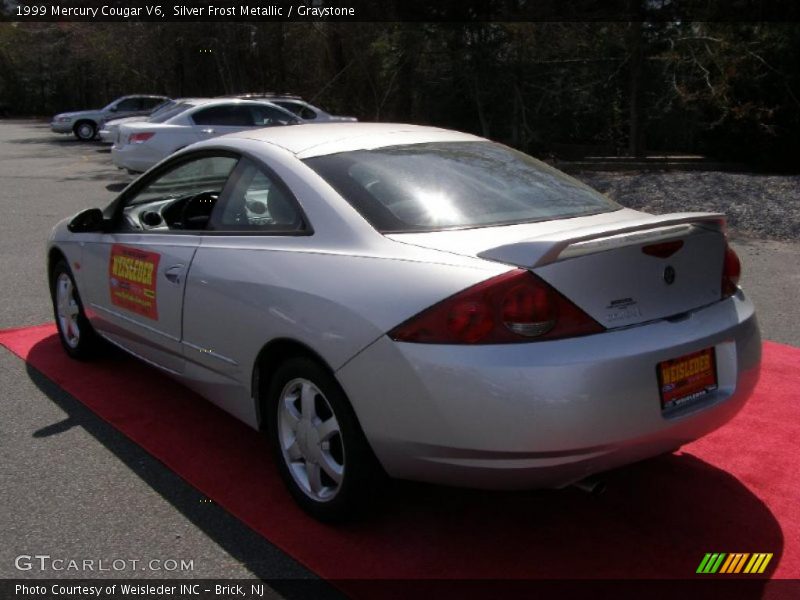 Silver Frost Metallic / Graystone 1999 Mercury Cougar V6