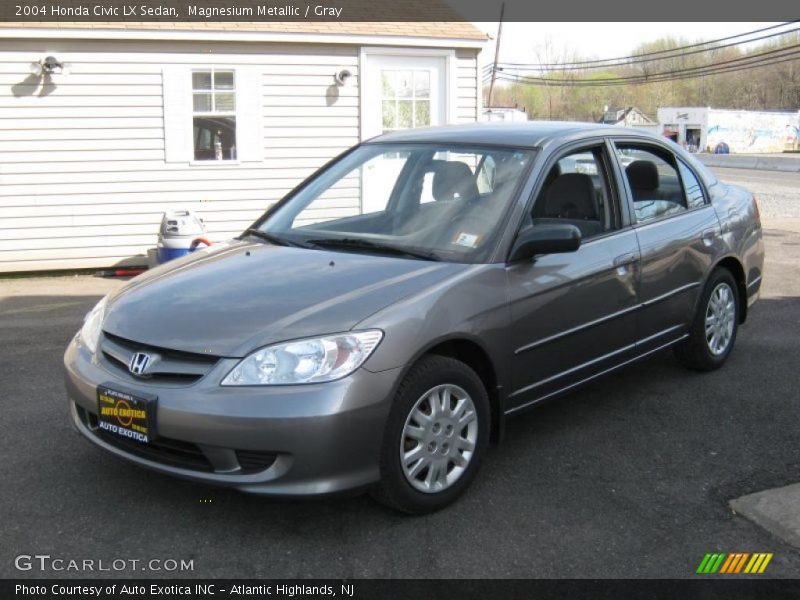 Magnesium Metallic / Gray 2004 Honda Civic LX Sedan