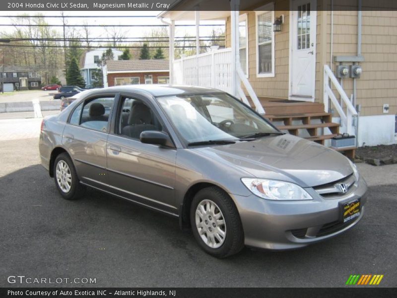 Magnesium Metallic / Gray 2004 Honda Civic LX Sedan