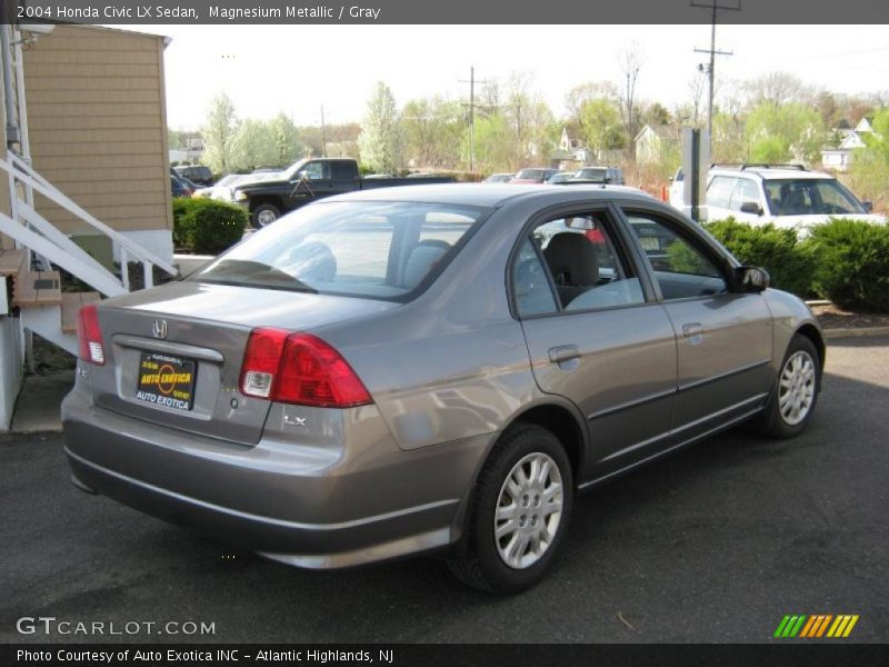 Magnesium Metallic / Gray 2004 Honda Civic LX Sedan