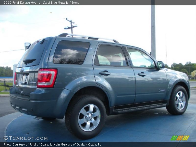 Steel Blue Metallic / Stone 2010 Ford Escape Hybrid