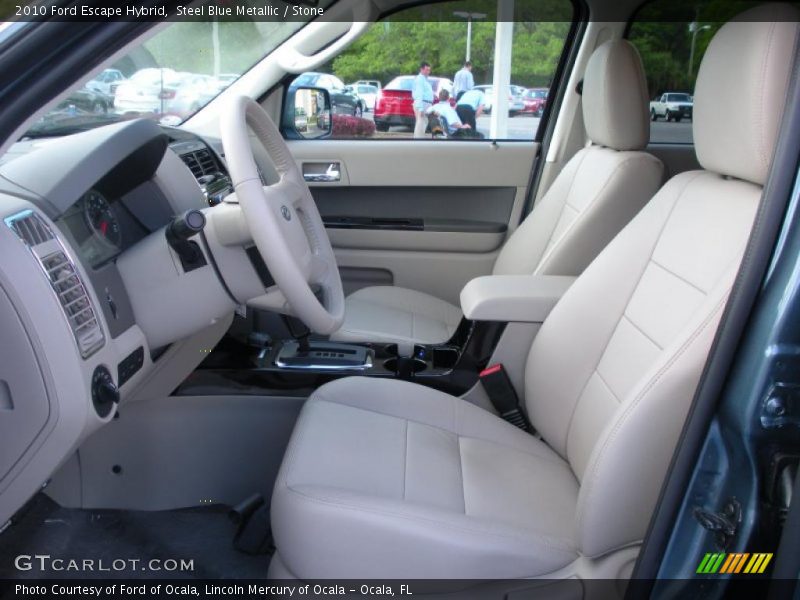 Steel Blue Metallic / Stone 2010 Ford Escape Hybrid