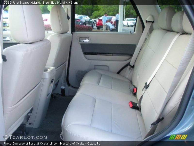Steel Blue Metallic / Stone 2010 Ford Escape Hybrid