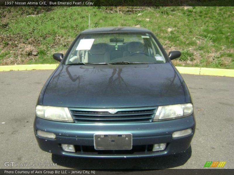 Blue Emerald Pearl / Gray 1997 Nissan Altima GXE