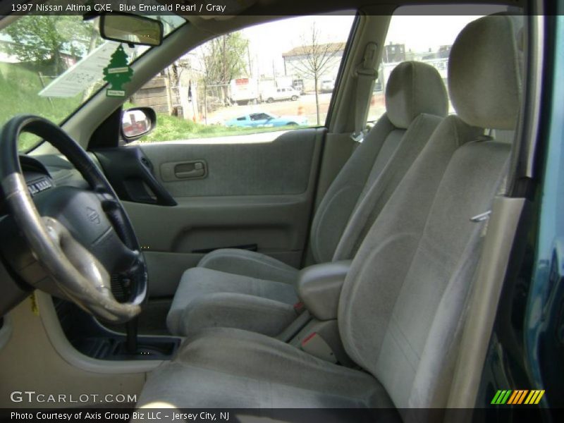 Blue Emerald Pearl / Gray 1997 Nissan Altima GXE