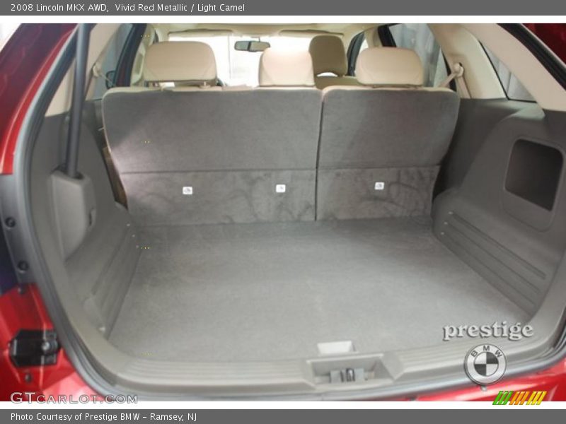 Vivid Red Metallic / Light Camel 2008 Lincoln MKX AWD