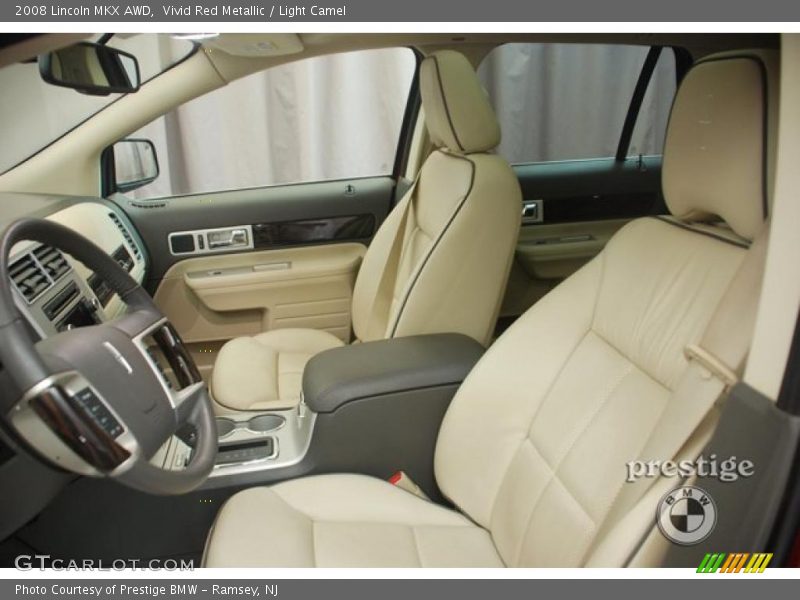 Vivid Red Metallic / Light Camel 2008 Lincoln MKX AWD