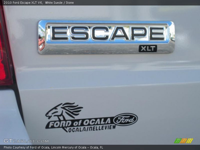 White Suede / Stone 2010 Ford Escape XLT V6