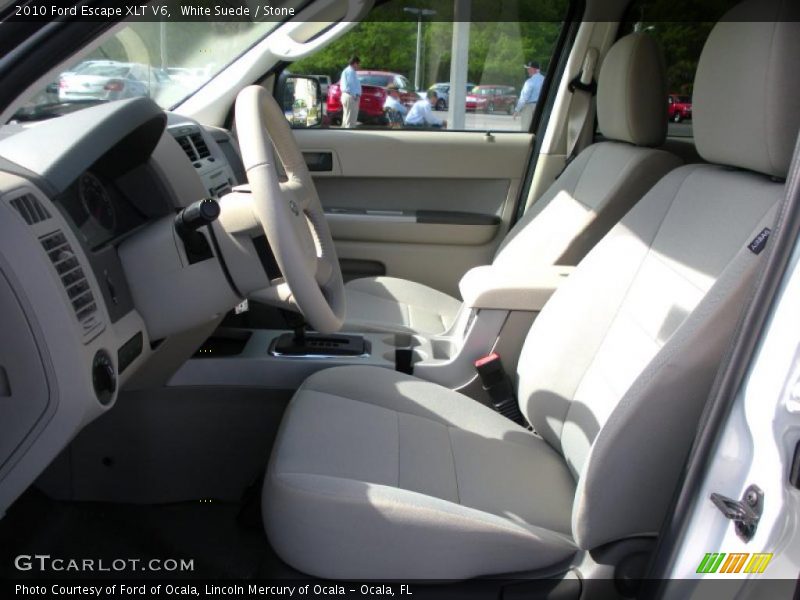 White Suede / Stone 2010 Ford Escape XLT V6