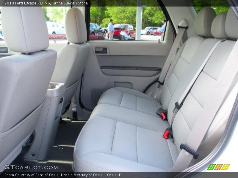 White Suede / Stone 2010 Ford Escape XLT V6