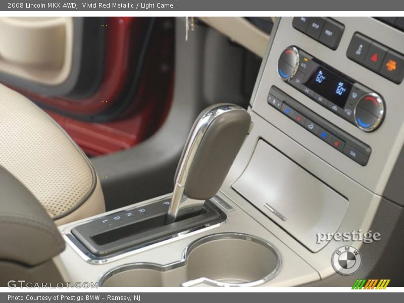 Vivid Red Metallic / Light Camel 2008 Lincoln MKX AWD