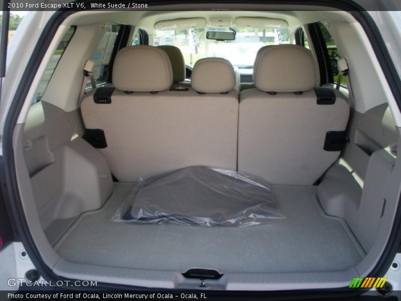 White Suede / Stone 2010 Ford Escape XLT V6