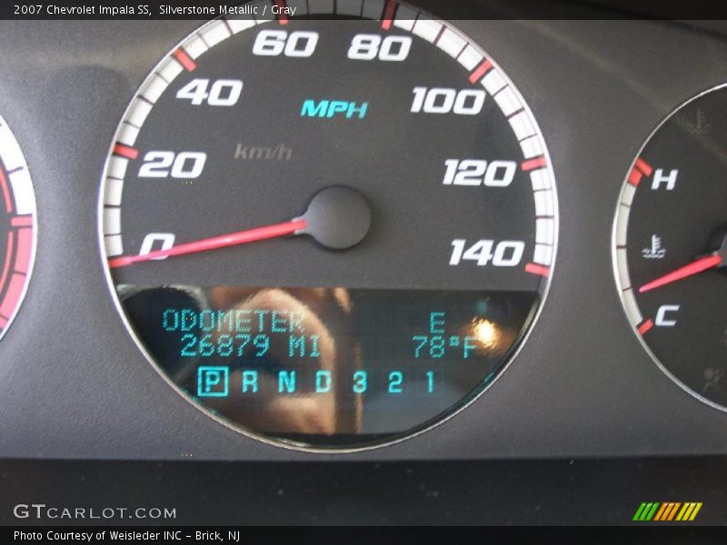 Silverstone Metallic / Gray 2007 Chevrolet Impala SS