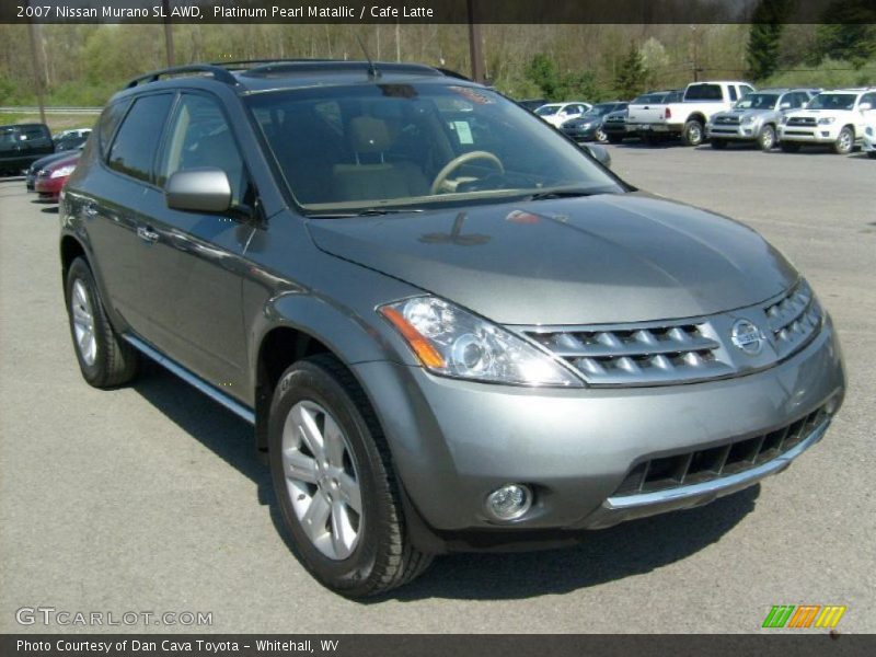 Platinum Pearl Matallic / Cafe Latte 2007 Nissan Murano SL AWD