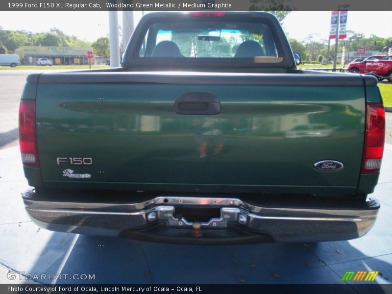 Woodland Green Metallic / Medium Graphite 1999 Ford F150 XL Regular Cab