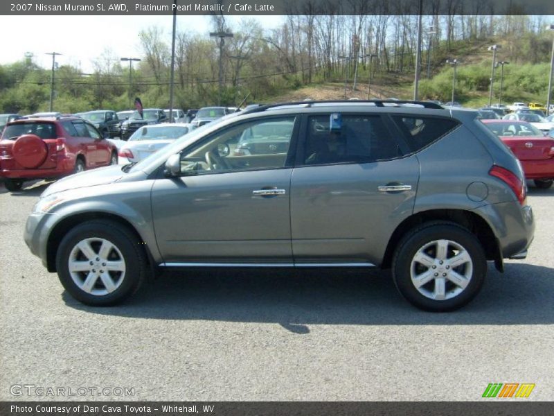 Platinum Pearl Matallic / Cafe Latte 2007 Nissan Murano SL AWD