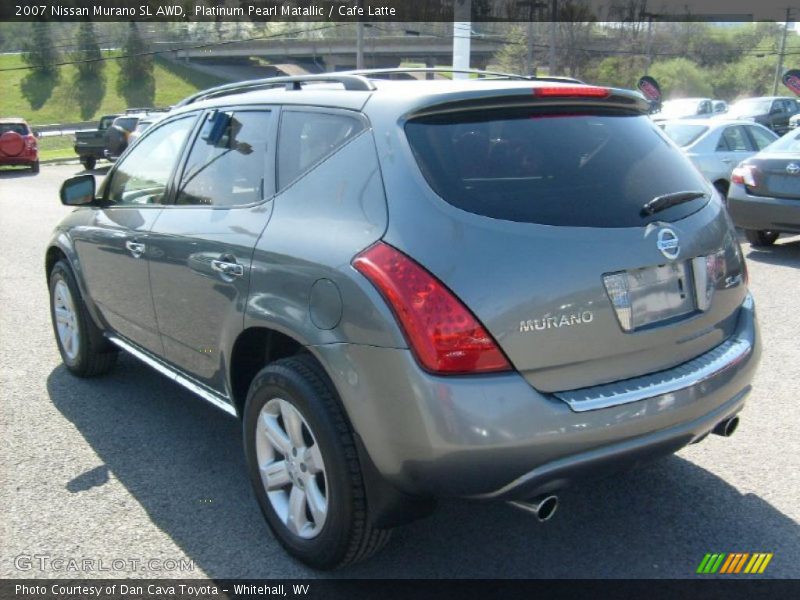 Platinum Pearl Matallic / Cafe Latte 2007 Nissan Murano SL AWD