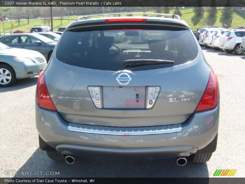 Platinum Pearl Matallic / Cafe Latte 2007 Nissan Murano SL AWD