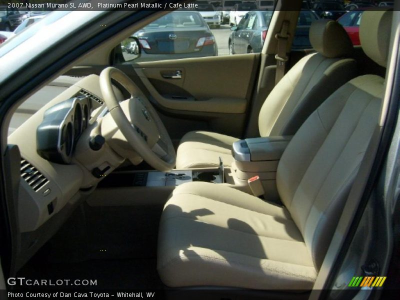 Platinum Pearl Matallic / Cafe Latte 2007 Nissan Murano SL AWD