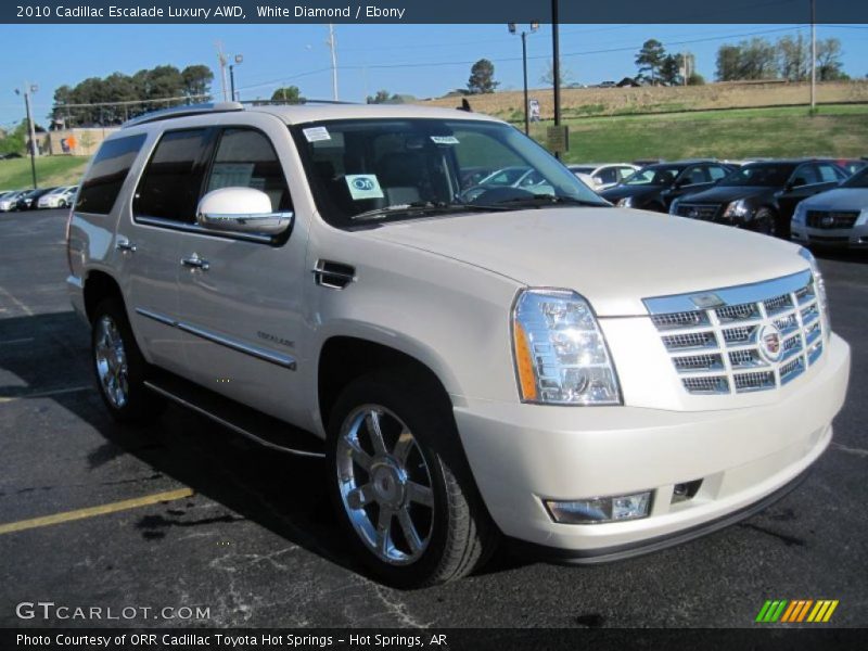 White Diamond / Ebony 2010 Cadillac Escalade Luxury AWD