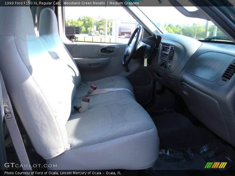 Woodland Green Metallic / Medium Graphite 1999 Ford F150 XL Regular Cab