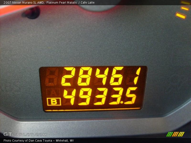 Platinum Pearl Matallic / Cafe Latte 2007 Nissan Murano SL AWD